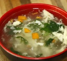 Spinach and Egg Drop Soup