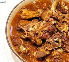 Stewed Lamb Spine