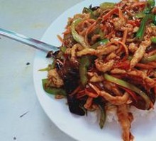 Fish-Flavored Shredded Pork Rice Bowl