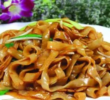 Cured Sausage and Egg Fried Rice Noodles