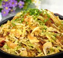 Minced Pork with Vermicelli and Cabbage