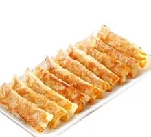 虾仁素三鲜锅贴