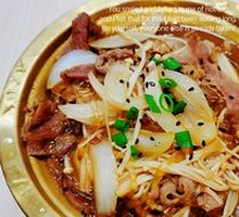 Beef with Enoki Mushrooms