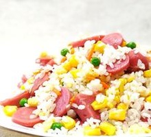 Corn Sausage Fried Rice