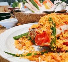 Garlic-Flavored King Crab