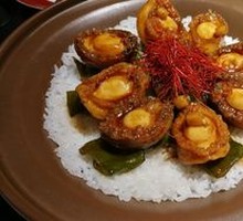 Screw Shell and Chili Braised Abalone