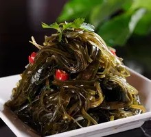 Cold-mixed kelp strands