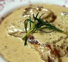 Chicken Thigh with Mustard Cream