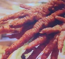 Braised Chicken Feet with Tiger Skin