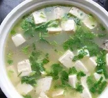 Egg and Tofu Soup