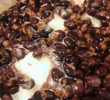 红豆炼乳刨冰