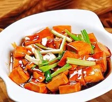 Scallion Stir-fried Tofu with Rice