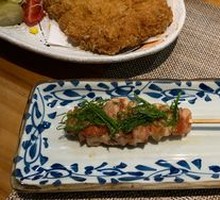 Green Perilla Plum Chicken Skewers