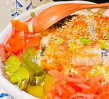 Grilled Eel Rice Bowl with Sauce