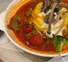 Snowflake Beef with Tomato Egg Fried Rice