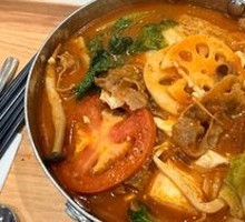 Tomato Snowflake Beef Hot Pot