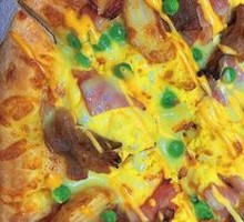 Teriyaki Beef and Potato Pizza