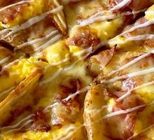 American-style Bacon & Potato Pizza