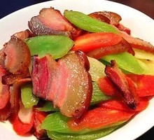 Stir-fried Lettuce with Preserved Pork