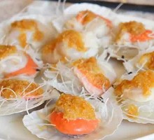Steamed Scallops with Garlic and Vermicelli