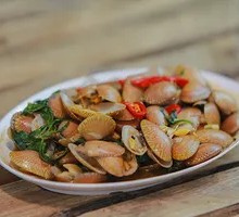 Spicy Stir-Fried Clams