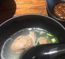 Pork Rib and Beef Ball Congee