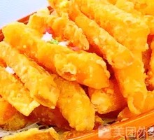 Glazed Sweet Potato Strips