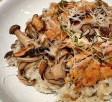 意式黑松露奶油野菇鸡肉炖饭