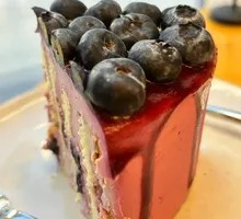 Blueberry Cheese-filled Cake