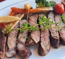Carbon-Grilled Grain-Fed Sirloin