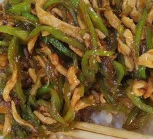 Green Pepper Shredded Pork Rice