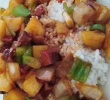Beef and Potato Rice Bowl