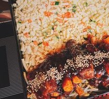 Iron Plate Cheese Rice Cake Pork Ribs