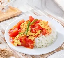 Tomato and Egg Rice Bowl