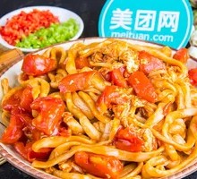 Tomato and Egg Stir-Fried Knife-Cut Noodles