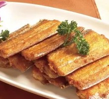 Garlic Fried Knife Fish