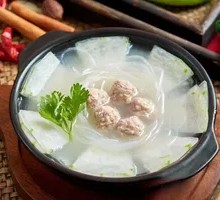 Winter Melon Meatball Noodle Soup