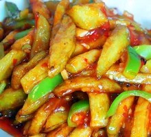 Fish-Flavored Eggplant Strips
