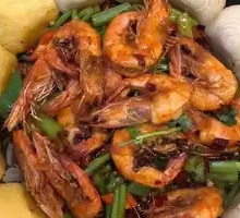 Spicy Shrimp Hot Pot