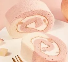 Peach Swiss Roll