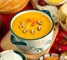 Red Date Pumpkin Millet Porridge