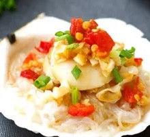Baked Scallop with Vermicelli