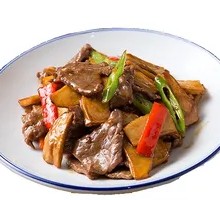 Braised Mushroom and Beef Stir-fry