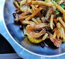 Dry Pot Frog and Shrimp