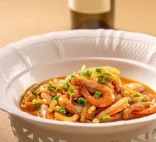 Turnip Strips Braised with Hard-shell Shrimp