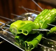 Grilled Pepper Skewers