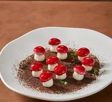 Small Mushrooms with Foie Gras