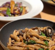 Three Mushroom Sauté in Olive Oil