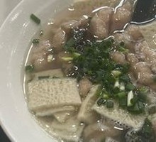 Rice Flour Meat Balls Soup