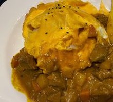 Curry Beef Omelette Rice